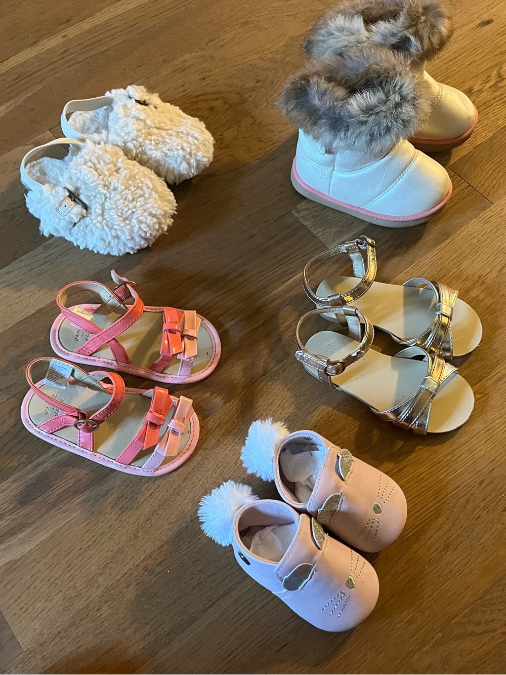 Janie and Jack Toddler Girl Shoe Bundle.